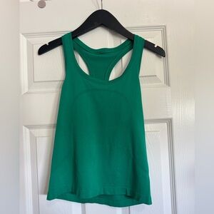 Lululemon Athletica Green Swiftly Tech Racerback Tank Top